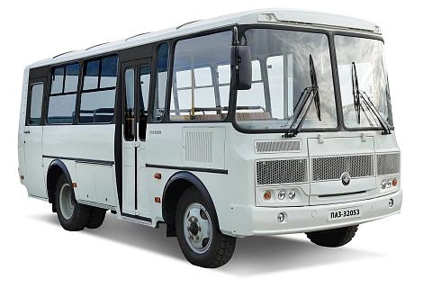 Автобус ПАЗ 320530-02 (дв.ЗМЗ бензин, инжектор, Евро-4, класс II, сиденья с ремнями безопасности)
